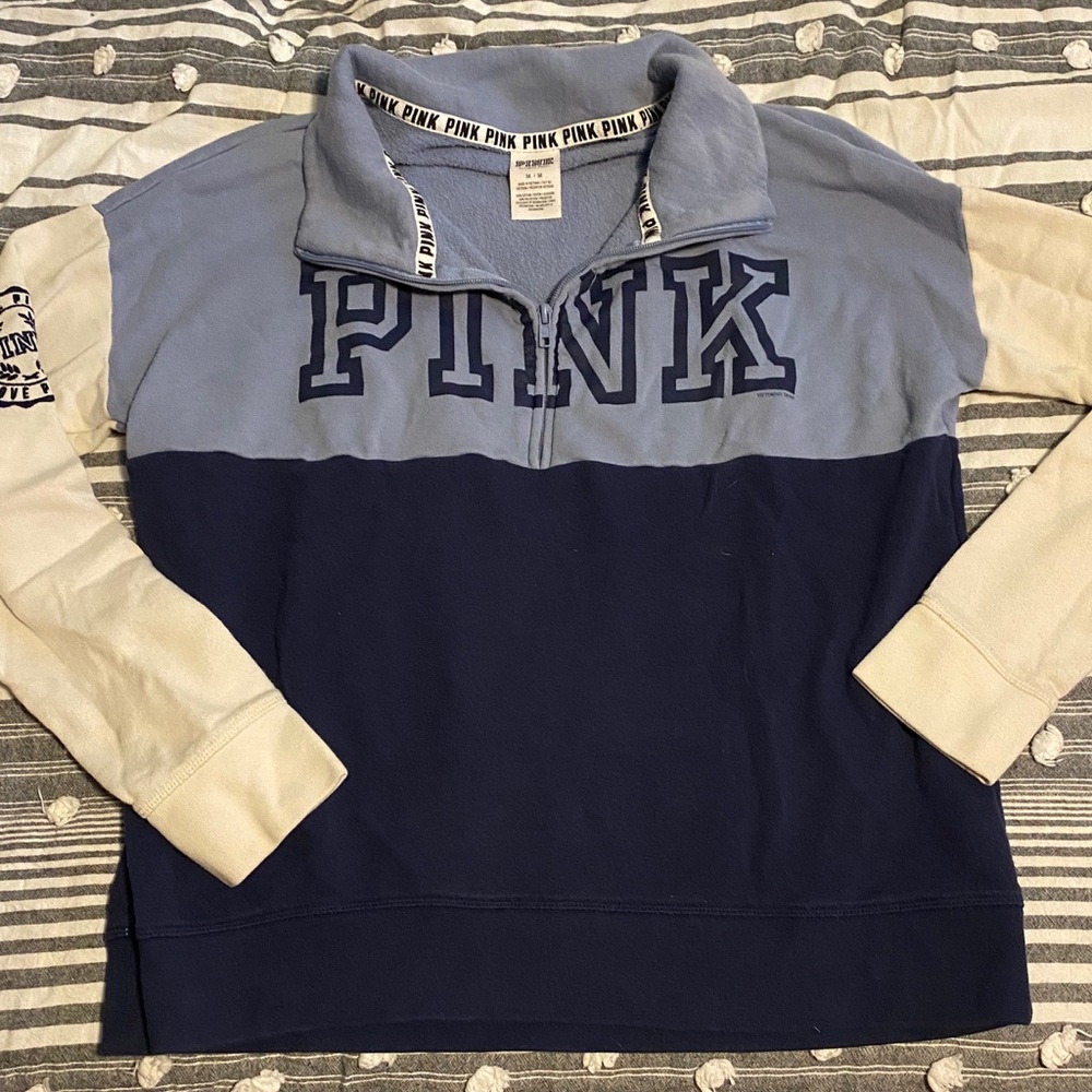 Pink Quarter-Zips - Picture 3 of 4